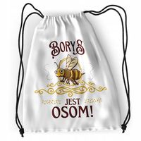 Plecak Dla Borysa Sportowy Szkolny Worek Torba Z Nadrukiem Ze Zdjęciem