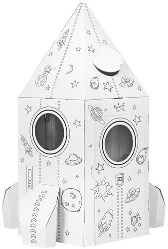 TEKTORADO NIEZWYKŁA RAKIETA DO ZABAWY I KOLOROWANIA DLA DZIECI DOMEK na Arena.pl