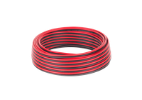 Kabel głośnikowy CCA 0.75mm  czarno-czerwony 10M Cabletech