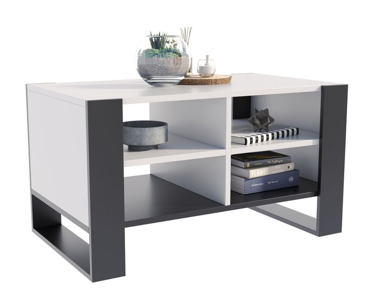 Ława Figa biało/czarna zdjęcie 1