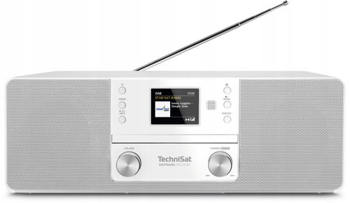 Radio TechniSat DigitRadio 370 CD BT FM DAB+ Bluetooth USB AUX RDS Biały na Arena.pl