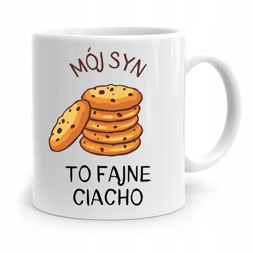 Kubek Prezent Dla Syna Mój Syn To Fajne Ciacho Z Nadrukiem Ze Zdjęciem na Arena.pl