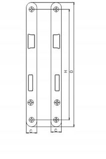LOB Zamek wpuszczany YETI 72/55 łazienkowy WC LEWY na Arena.pl