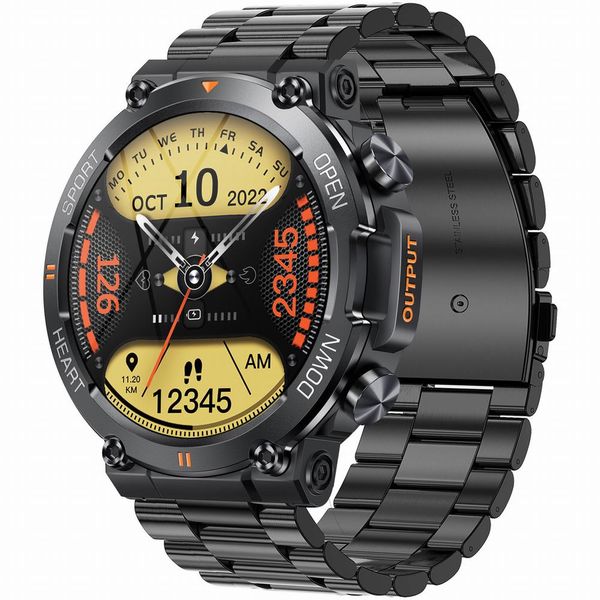 SMARTWATCH MĘSKI Gravity GT7-2 PRO - WYKONYWANIE POŁĄCZEŃ, PULSOKSYMETR (sg018b) zdjęcie 1