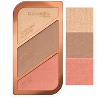 Rimmel Paletka Do Konturowania Bronzer Róż Rozświetlacz 002 Coral Glow