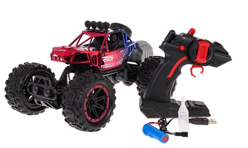 Crawler Real Rock Z Funkcją Dymu R/C Czerwony na Arena.pl