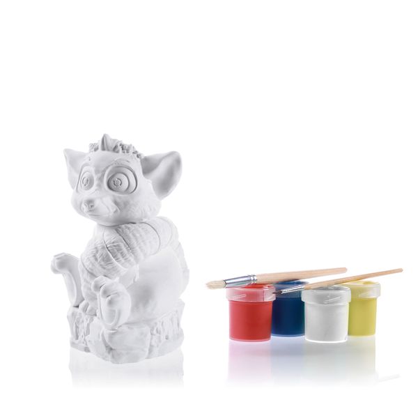 Kolorowanka 3D Lemur Figurka gipsowa zdjęcie 2