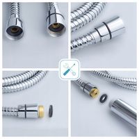 DŁUGI Wąż prysznicowy WYTRZYMAŁY bezskrętny 2m LARK-SOHO-2.200