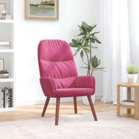 Fotel, winna czerwień, obity aksamitem