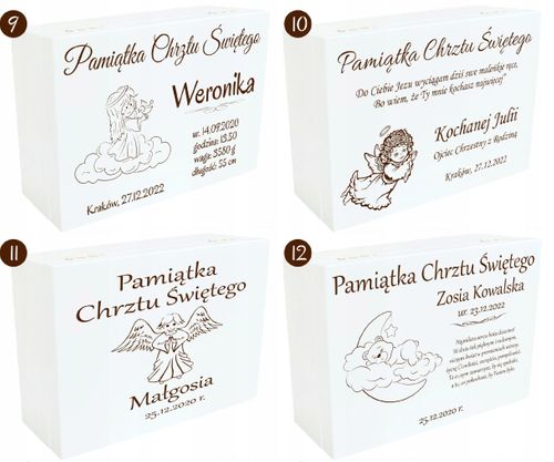 Pudełko Wspomnień Prezent Chrzest Roczek Urodziny na Arena.pl