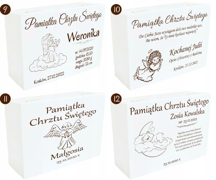 Pudełko Wspomnień Prezent Chrzest Roczek Urodziny zdjęcie 5