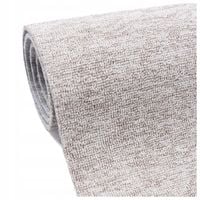 WYKŁADZINA DYWANOWA Z ROLKI BEŻOWA DOMOWA NA FILCU PĘTELKOWA szer.4m