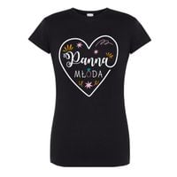 czarna koszulka damska panna młoda  m