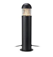 Stojąca lampa metalowa Garden LED 6W 3000K słupek ogrodowy czarny