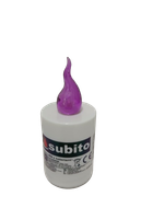 SUBITO Wkład elektryczny do zniczy LED świetlik fioletowy S1