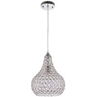 Wisząca lampa glamour VEN E1546/1H kropla crystal przezroczysty chrom