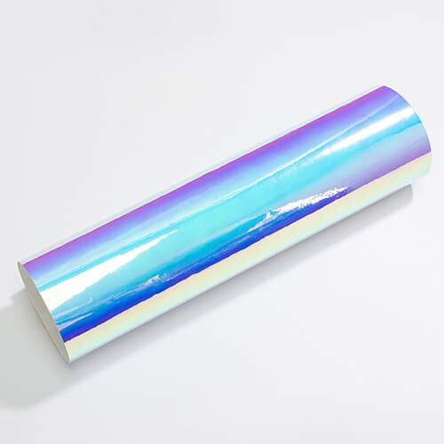 Arkusz folii samoprzylepnej - błękitna tęcza zdjęcie 2