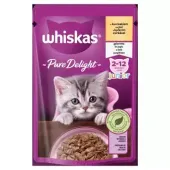 WHISKAS 85G SASZETKA JUNIOR KURCZAK