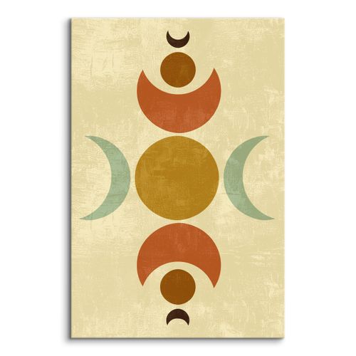 Obraz Na Płótnie Do Sypialni Księżyce Azteckie Wzory Styl Boho 40cm x 50cm na Arena.pl