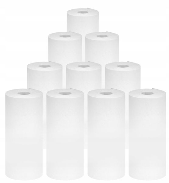 Redleaf biały papier termiczny do aparatu natychmiastowego 5,6cm x 4,7m x10 zdjęcie 1