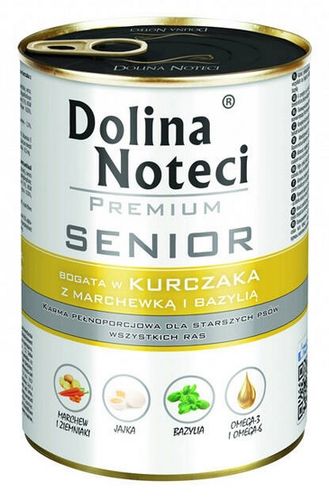 Dolina Noteci Premium Pies Senior Kurczak puszka 400g na Arena.pl