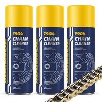 MANNOL Chain Cleaner środek czyszczący łańcuchy napędowe 3x 400ml