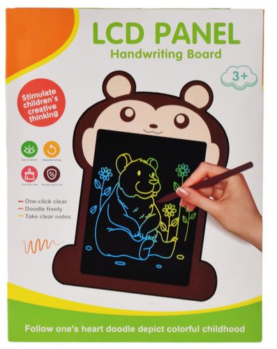 KOLOROWY TABLET DO RYSUNKÓW 8.5" Z RYSIKIEM | EKRAN LCD, BLOKADA, BATERIA na Arena.pl