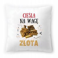 Dla Cieśli Poduszka Na Urodziny Na Prezent Z Nadrukiem Ze Zdjęciem