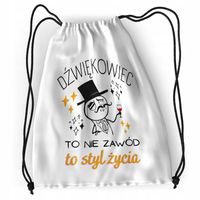 Plecak Sportowy Szkolny Dla Dźwiękowca Worek Torba Z Nadrukiem Ze Zdjęciem