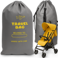 POKROWIEC OCHRONNY NA WÓZEK WOREK DO SAMOLOTU AUTA TORBA UNIWERSALNY SZARY