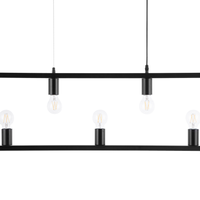 Lampa wisząca metalowa czarna BAYAS