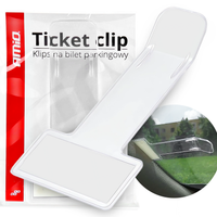 Klips Uchwyt Na Bilet Parkingowy Legitymację Na Szybę Do Samochodu Auta