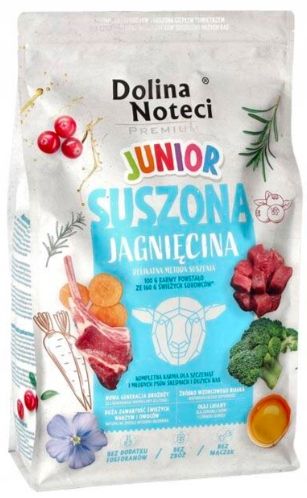 DOLINA NOTECI PREMIUM JUNIOR karma suszona sucha dla psa JAGNIĘCINA 4 kg na Arena.pl