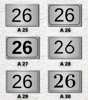 TABLICZKA TABLICA ADRESOWA NUMER DOMU ALUMINIOWA NAZWA NR ULICY ADRES 30X20