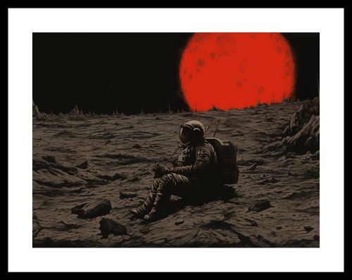 Plakat 40x30cm Samotność w Kosmosie na Arena.pl