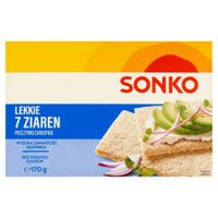 Sonko Pieczywo chrupkie Lekkie 7 ziaren 170 g (32 sztuki)