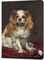 Obraz 70x100cm A King Charles Spaniel,  Edouard Manet do Salonu