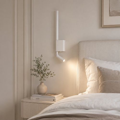 Lampa ścienna EXPLORE biała 43 cm na Arena.pl