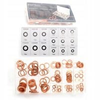 Podkładki miedziane zestaw podkładek uszczelki 150 szt. KD10503