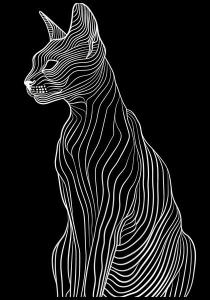 Plakat 68x98cm Minimalny Kontur zdjęcie 2