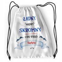 Plecak Dla Sędziego Sportowy Szkolny Worek Torba Z Nadrukiem Ze Zdjęciem