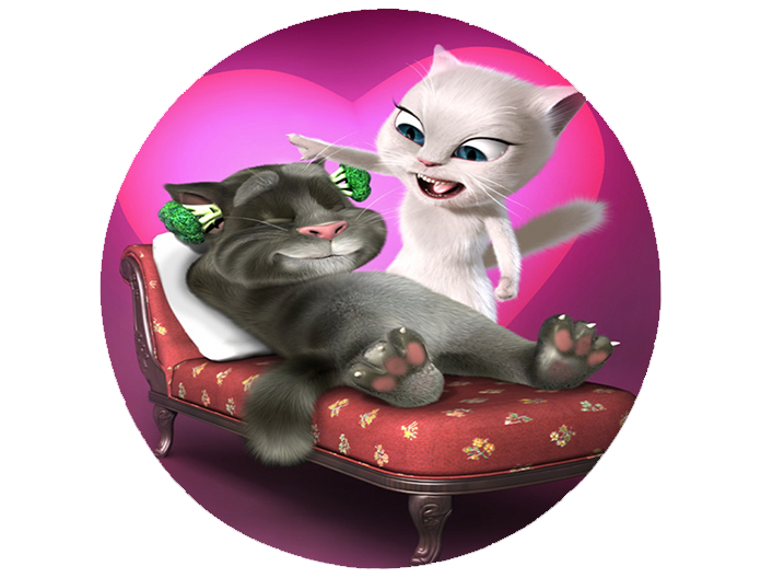 Opłatek na tort Gadający Kot zdjęcie 1