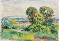 Landscape, Pierre-Auguste Renoir - plakat 100x70 cm