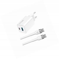 Szybka ładowarka GaN 45W 2 wejścia z długim kablem 2m do Xiaomi POCO X3 Pro