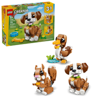 LEGO Creator 3w1 Urocze zwierzątka szczeniaczek wiewiórka kaczka 31382