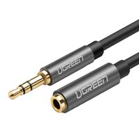 Przedłużacz AUX UGREEN AV118 1.5m Jack 3.5mm DO Słuchawek Czarny