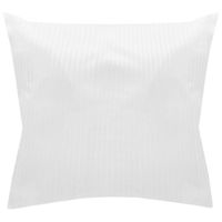 Poszewka hotelowa na zakładkę PASY 4mm biała/40x40