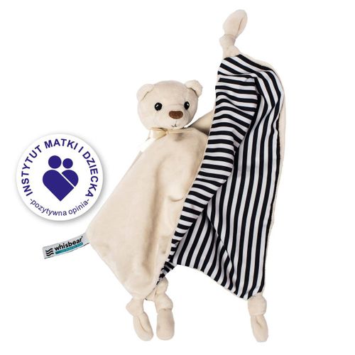 WHISBEAR DouDou Kocyk Przytulanka Miś Biały na Arena.pl