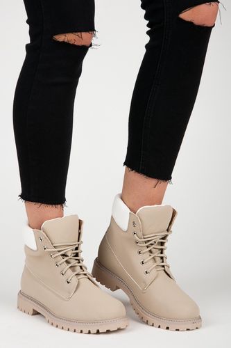 BEŻOWE TRAPERKI Rozmiar - 40 na Arena.pl