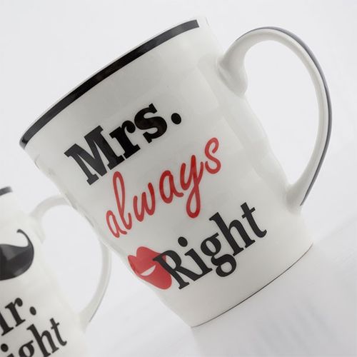 Kubki Mr. Right & Mrs. Always Right na Arena.pl